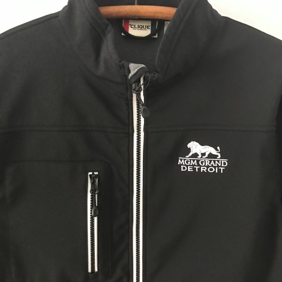 MGM Grand Detroit Black Straight Cut Jacket - Picture 3 of 14